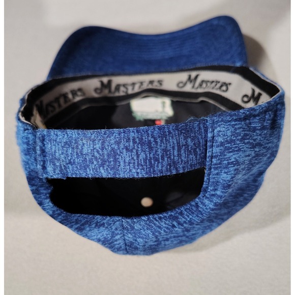 Masters Golf Cap Hat Performance Blue Stretch American Needle Adjustable - Picture 5 of 10